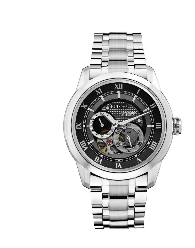 Mens stainless automatic watch