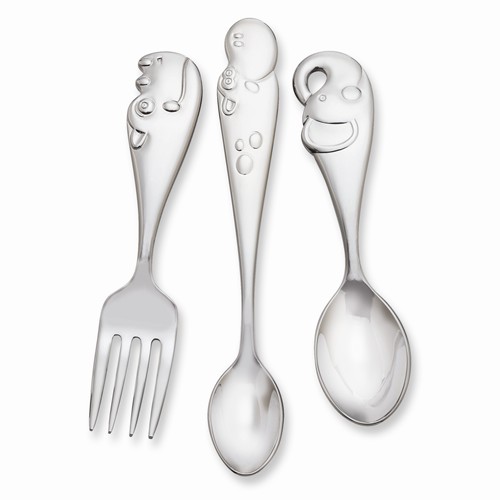 Stainless animal cutlery set