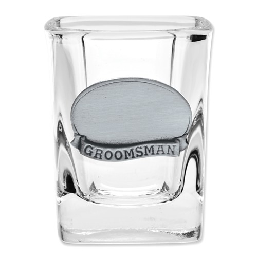 Groomsman shot glass