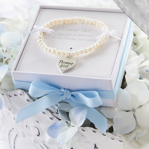 Flower Girl freshwater pearl bracelet